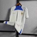 Mens France 2022 White Pre-Match Jersey 5