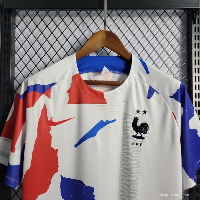 Mens France 2022 Pre-Match Jersey 4