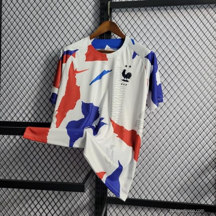 Mens France 2022 Pre-Match Jersey 6