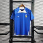 Mens France 2022 Blue Pre-Match Jersey