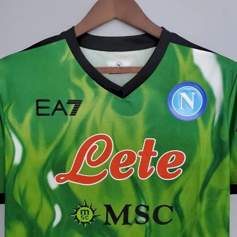 Mens Napoli 2021/22 Goalkeeper Jersey 1