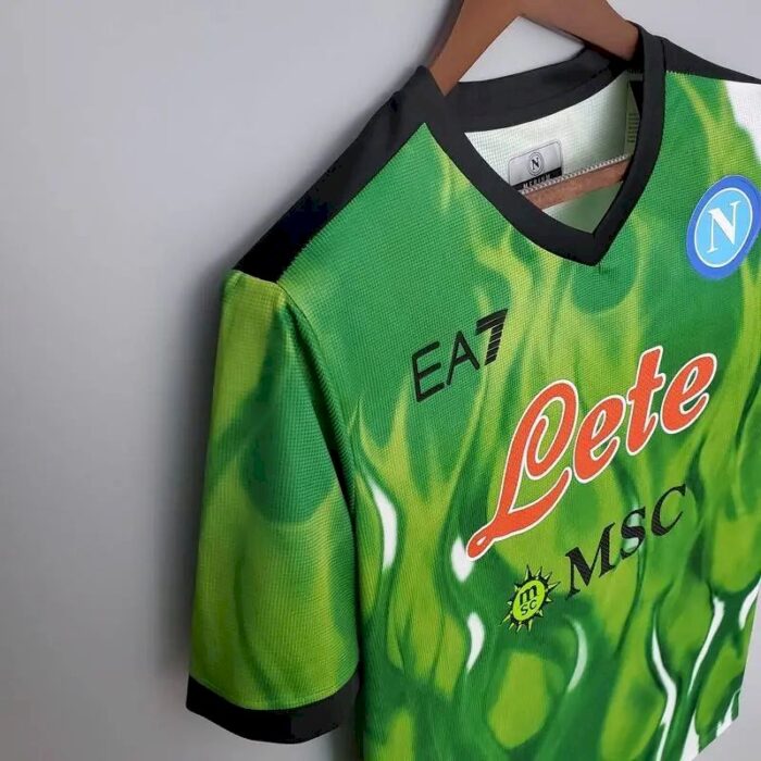 Mens Napoli 2021/22 Goalkeeper Jersey 2