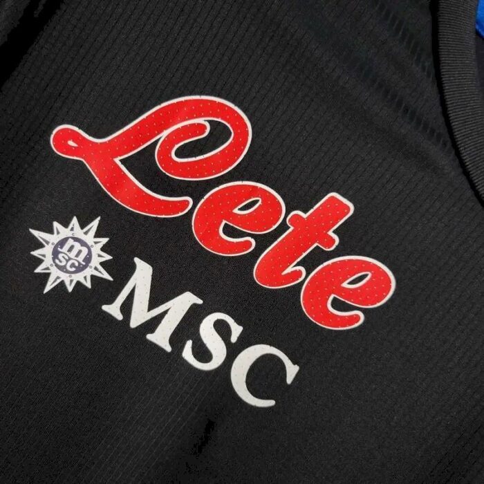 Mens Napoli 2022/23 Black Pre-Match Jersey 1
