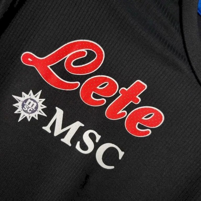 Mens Napoli 2022/23 Black Pre-Match Jersey 1
