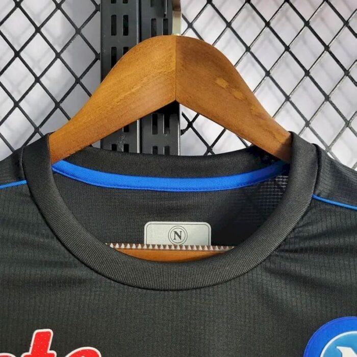 Mens Napoli 2022/23 Black Pre-Match Jersey 3