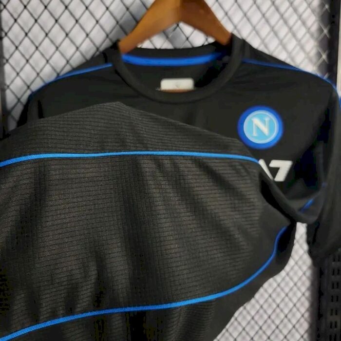 Mens Napoli 2022/23 Black Pre-Match Jersey 6