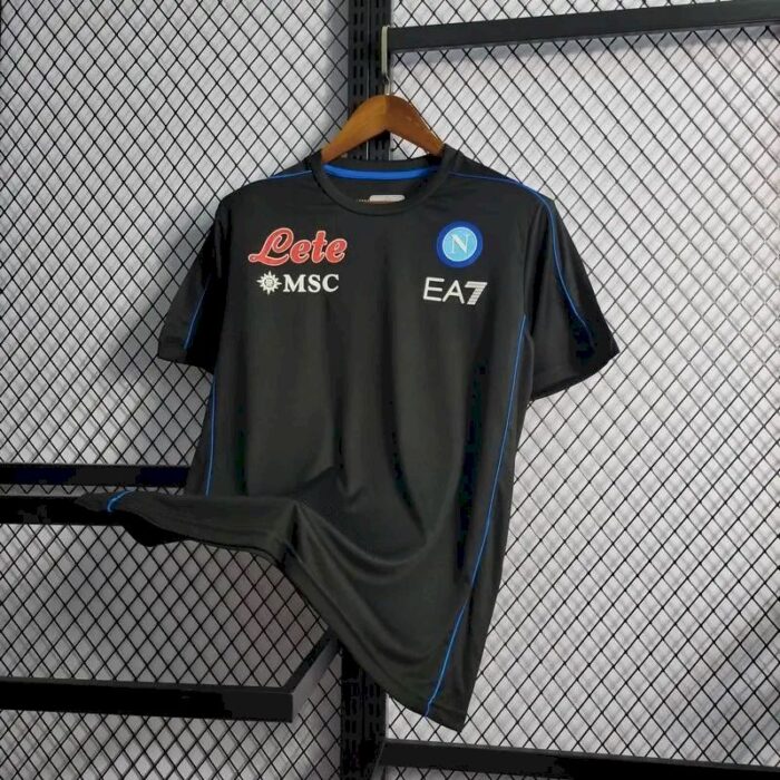 Mens Napoli 2022/23 Black Pre-Match Jersey 8