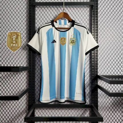 Mens Argentina 2022 3-star Home Jersey 1