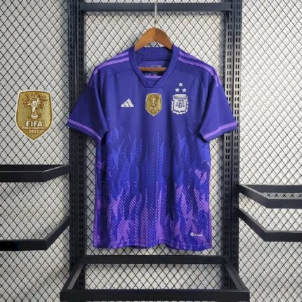 Mens Argentina 2022 3-star Away Jersey 1