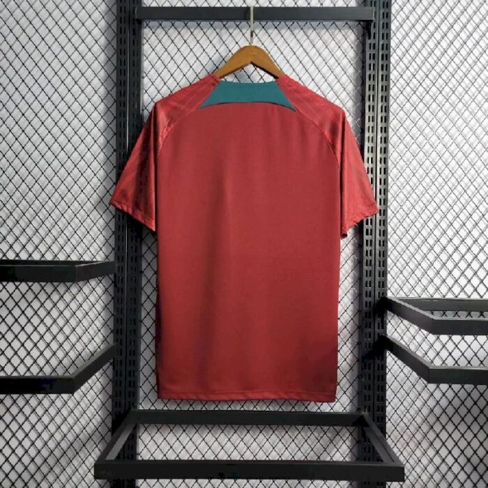 Mens Portugal 2022/23 Red Pre-Match Jersey 9