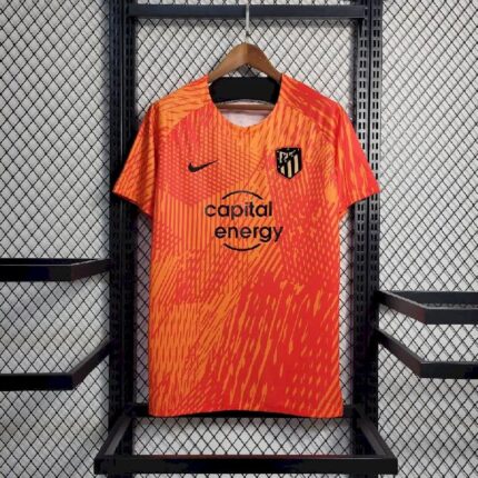 Mens Atletico Madrid 2022/23 Pre-Match Server Orange
