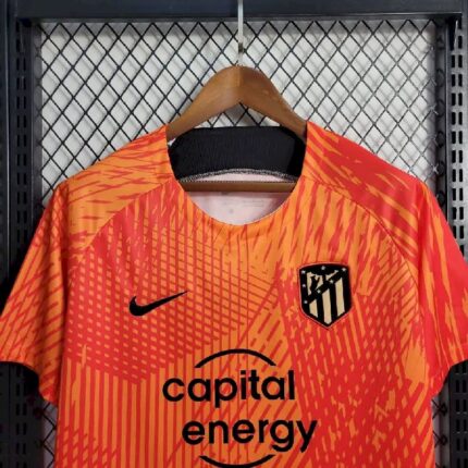 Mens Atletico Madrid 2022/23 Pre-Match Server Orange 1