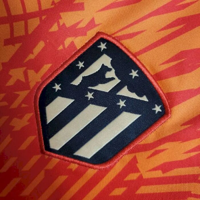 Mens Atletico Madrid 2022/23 Pre-Match Server Orange 4