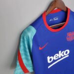 Mens Barcelona 2021/22 Pre-Match Jersey Blue 2