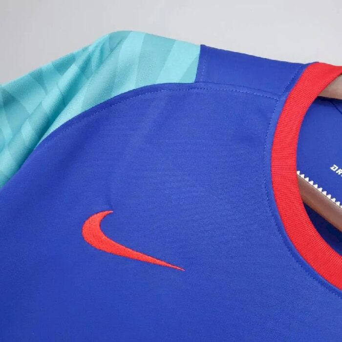 Mens Barcelona 2021/22 Pre-Match Jersey Blue 3