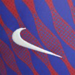 Mens Barcelona 2021/22 Pre-Match Jersey Red And Blue 3