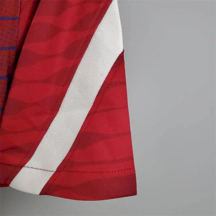 Mens Barcelona 2021/22 Pre-Match Jersey Red And Blue 5