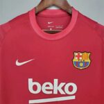 Mens Barcelona 2021/22 Pre-Match Jersey Red 1