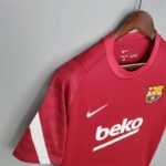 Mens Barcelona 2021/22 Pre-Match Jersey Red 2