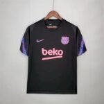 Mens Barcelona 2021/22 Pre-Match Jersey Black