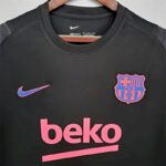 Mens Barcelona 2021/22 Pre-Match Jersey Black 1