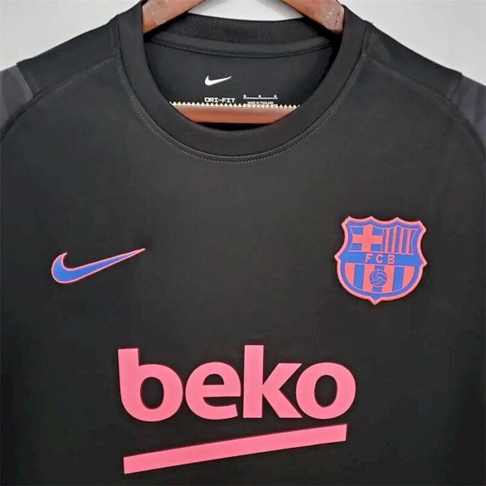 Mens Barcelona 2021/22 Pre-Match Jersey Black 1