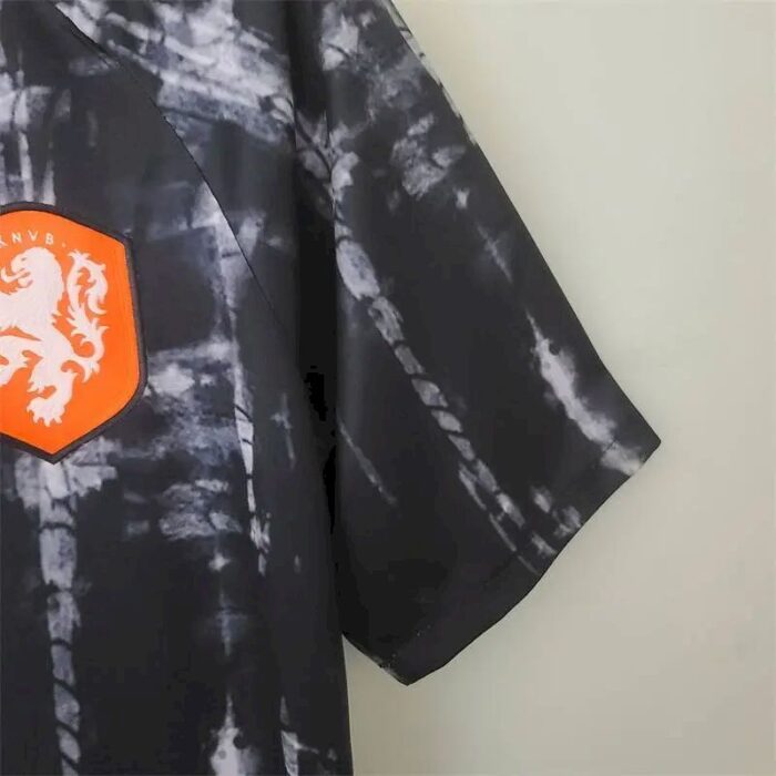 Mens Netherlands 2022 Pre-Match Wear Black 4