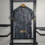 Mens Barcelona 2023/24 Black Gold Jersey 10