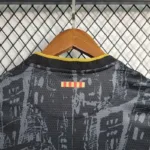 Mens Barcelona 2023/24 Black Gold Jersey 9