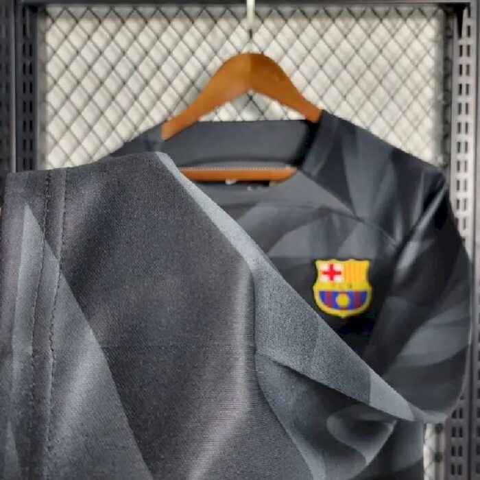 Mens Barcelona 2023/24 Goalkeeper Long Sleeve Jersey 5