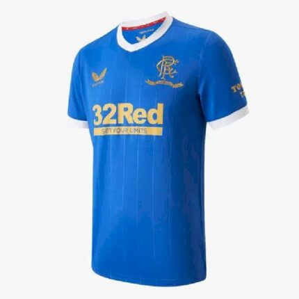 Mens Rangers 2021/22 Home 150th Anniversary Jersey 1
