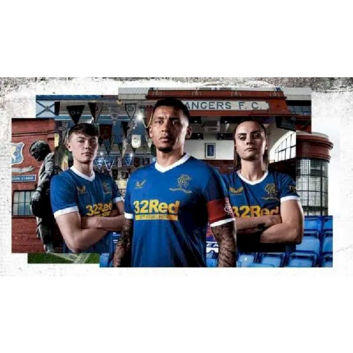 Mens Rangers 2021/22 Home 150th Anniversary Jersey 5