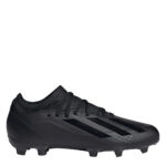 adidas X Crazyfast Junior Firm Ground Football Boots – Black/Black