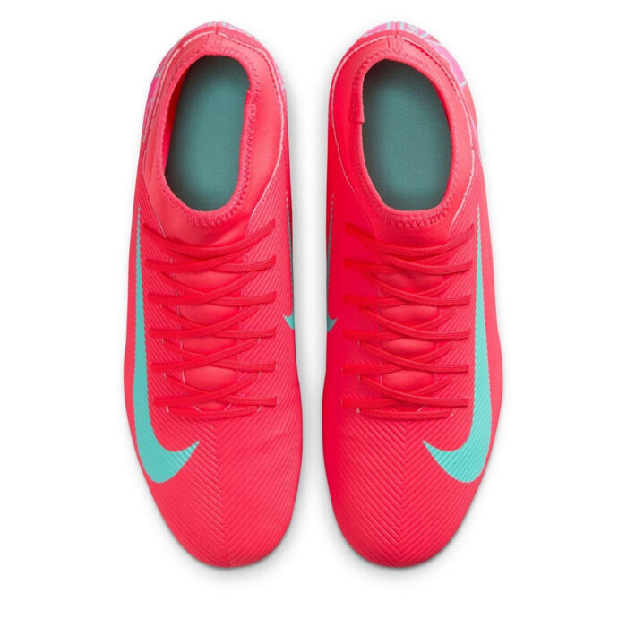 Nike Mercurial Superfly 10 Firm Ground Football Boots – Red/Green – view 6
