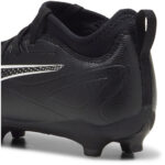 Puma Ultra Junior Firm Ground Football Boots – Black/White - Image 5