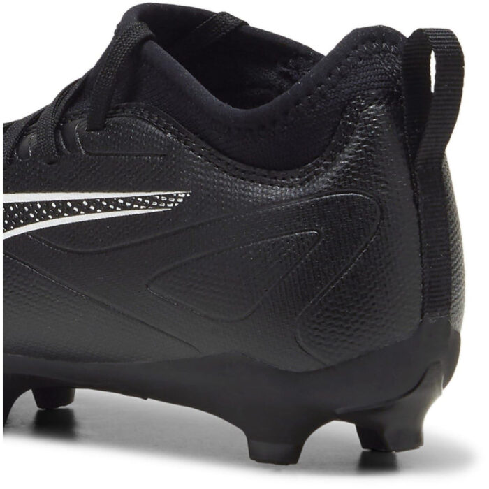 Puma Ultra Junior Firm Ground Football Boots – Black/White - Image 5