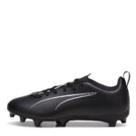 Puma Ultra Junior Firm Ground Football Boots – Black/White - Image 8