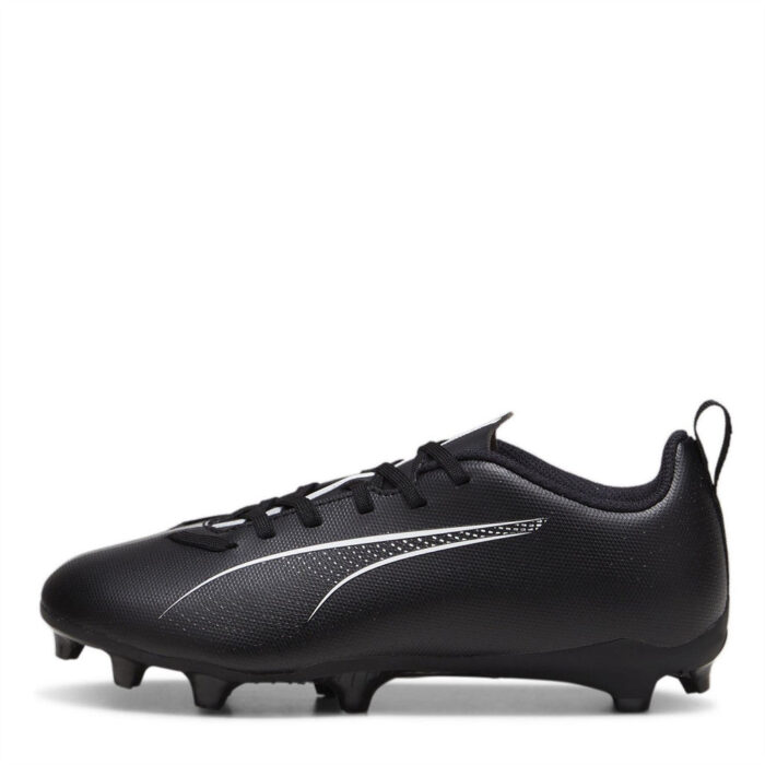 Puma Ultra Junior Firm Ground Football Boots – Black/White - Image 8
