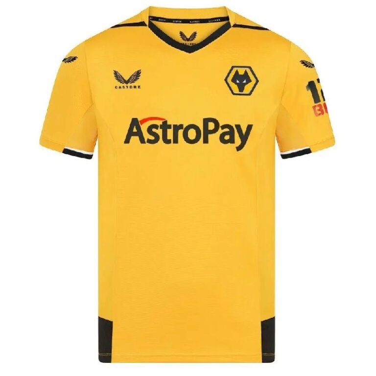 Mens Wolves 2022/23 Home Jersey