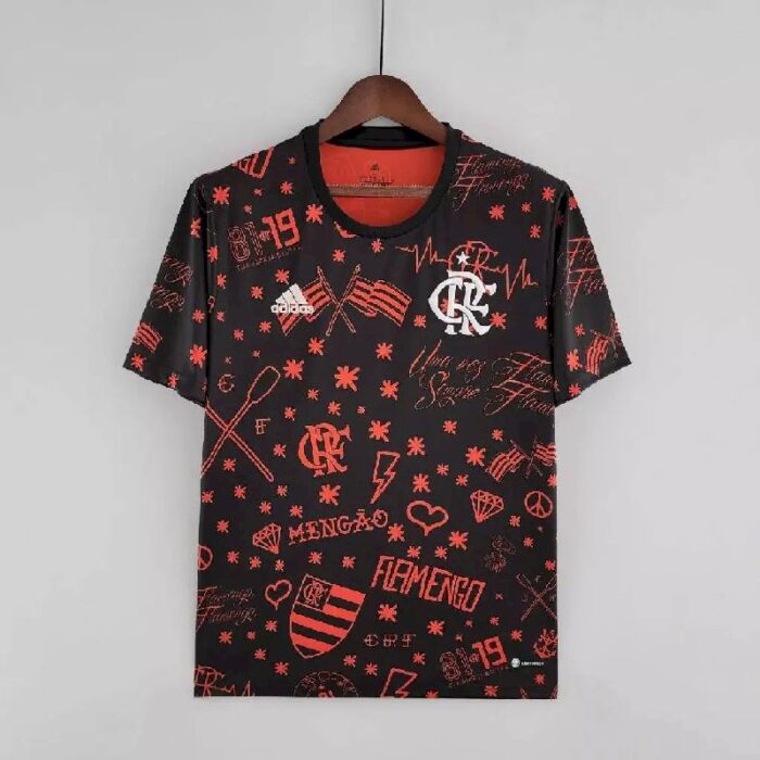 Mens Flamengo 2022/23 Pre-Match Jersey 2