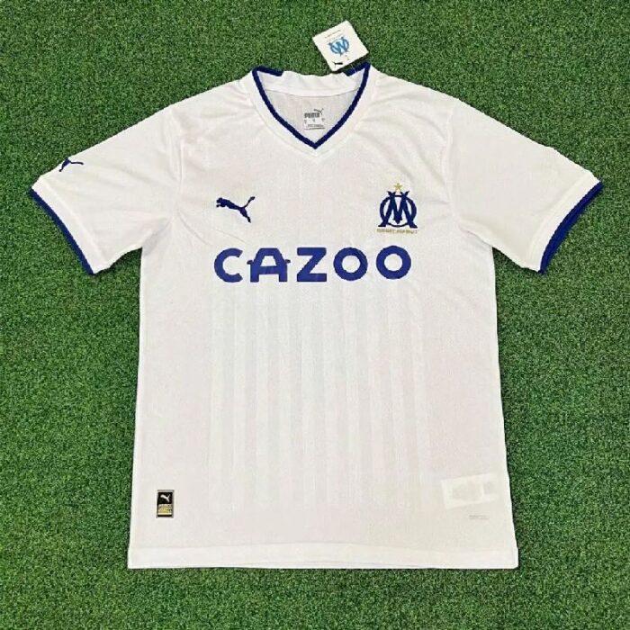 Mens Olympique Marseille 2022/23 Home Jersey 3