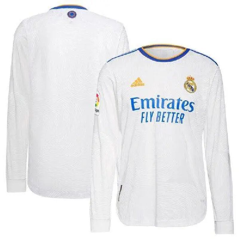 Real-Madrid-adidas-2021-Home-Authentic-Patch-Long-Sleeve-Jersey-White-42613.jpg Mens Real Madrid 2021 Home Patch Long Sleeve Jersey – White