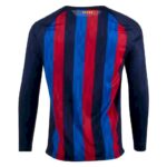 Mens Barcelona 2022/23 Home Long Sleeve Jersey 1
