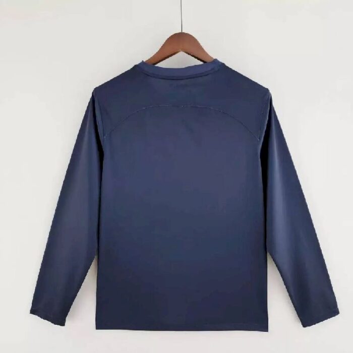 Mens Paris Saint-Germain 2022/23 Home Long Sleeve Jersey 1