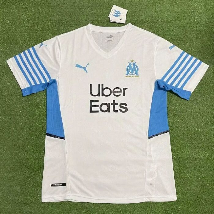 Mens Olympique Marseille 2021/22 Home Jersey 2