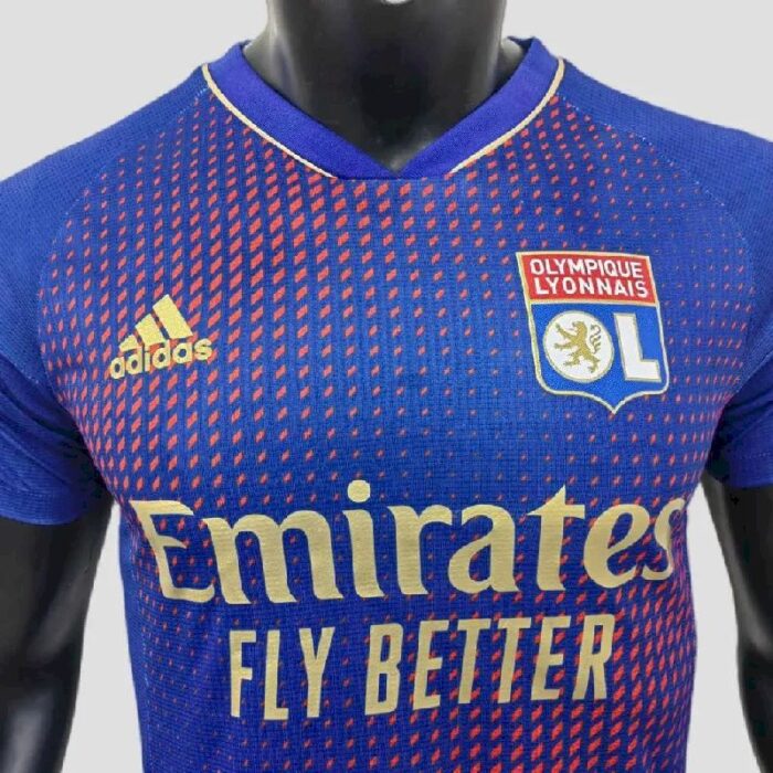 Mens Olympique Lyonnais 2022/23 Fourth Jersey 7