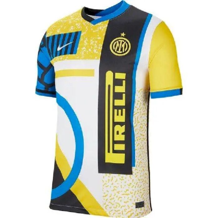 Mens Inter Milan 2020/21 Fourth Breathe Stadium Replica Jersey – White 1