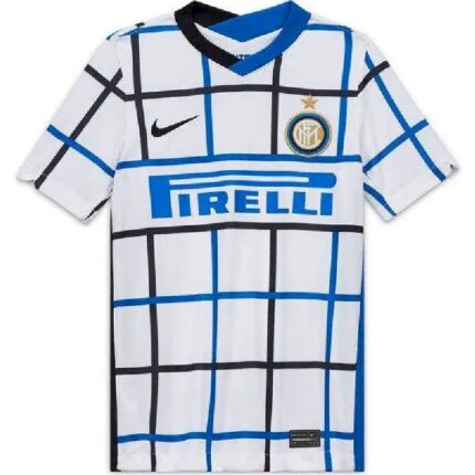 Mens Inter Milan 2020/21 Away Breathe Stadium Replica Jersey – White/black 1