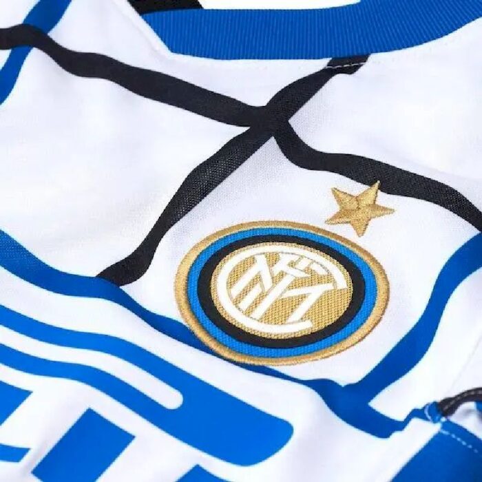Mens Inter Milan 2020/21 Away Breathe Stadium Replica Jersey – White/black 3