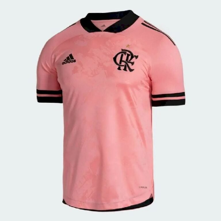 Mens Flamengo 2020/21 Pink October Rosa Jersey